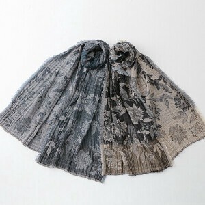 Stole Floral Pattern Cotton