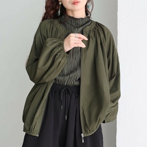 2025年新商品 短款夹克 褶边/木耳边 拉鍊 束腰夹克