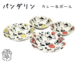 Mino ware Main Plate Panda