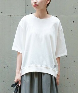 【2025春夏新作】裾リブカットソーTシャツ 半袖 トップス 接触冷感 UVカット 吸水速乾 レディース