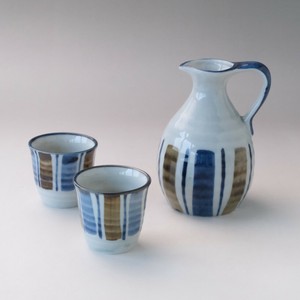 太十草　手付酒器揃　美濃焼（日本製）
