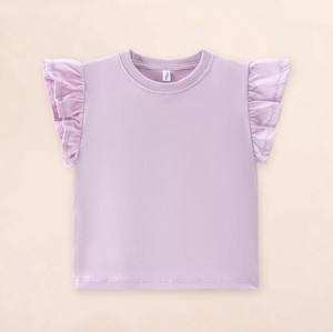 Tシャツ  ノースリーブ ラウンドネック 無地 快適 子供 ファッション MBQ3436