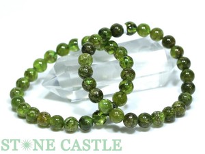 ☆高品質☆【ブレスレット】ペリドット (A) (約8〜8.5mm) 【天然石 パワーストーン】
