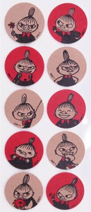 インディゴ MOOMIN リトルミイ ラッピングシール ギフトシール MS626