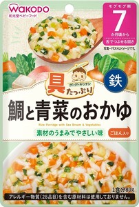 アサヒグループ食品（WAKODO） 具たっぷりグーグーキッチン 鯛と青菜のおかゆ
