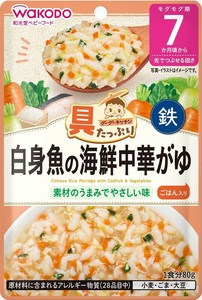 アサヒグループ食品（WAKODO） 具たっぷりグーグーキッチン 白身魚の海鮮中華がゆ