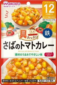 アサヒグループ食品（WAKODO） 具たっぷりグーグーキッチン さばのトマトカレー