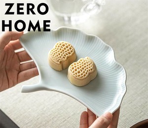 禅意を感じる 陶器皿 お茶菓子・フルーツ用 家庭用 復古調 上品な印象