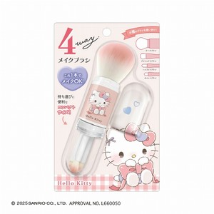 ■2025AW　先行予約■　サンリオキャラクターズ　4wayメイクブラシ　ハローキティ