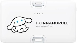 I.CINNAMOROLL Lightning/Type-Cコネクタ付き リチウムイオン充電器 4000mAhAタイプ ICN-06A