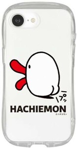 ハチエモン iPhone16e対応 クリスタルクリアケースハチエモン HCM-07A