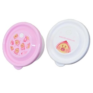 【保存容器】こびとづかん 丸型レンジパック フェイス＆チラシ カクレモモジリ