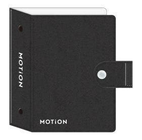 【2025秋冬新作予約】【コレクション】シールバインダーブック/MOTION_ﾌﾞﾗｯｸ