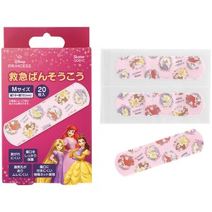 【公式】 救急絆創膏(ばんそうこう) M 20枚入 【プリンセス】 スケーター