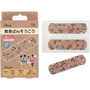 【公式】 救急絆創膏(ばんそうこう) M 20枚入 【ミッキー＆フレンズ】 スケーター