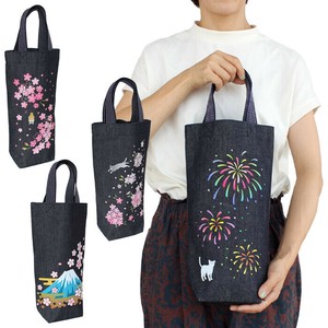 桜/花火ボトルバッグ【日本製】