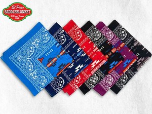 EL PASO Southwest Style Cotton Bandanas 22379