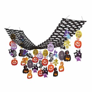 秋装飾品　ハロウィン吊り装飾　ファントムハロウィンプリーツハンガー
