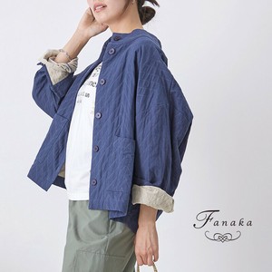 【Fanaka2025AW新作】ジグザグ柄ダブルガーゼドビージャケット