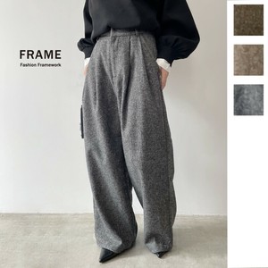 Full-Length Pant Tweed Tuck Pants [2025 NEW]