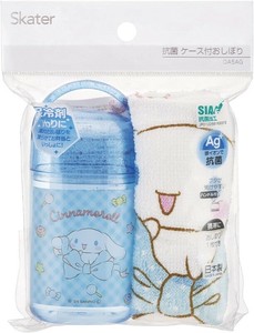 スケーター 【予約販売】抗菌ケース付おしぼり シナモロール／ビッグリボン