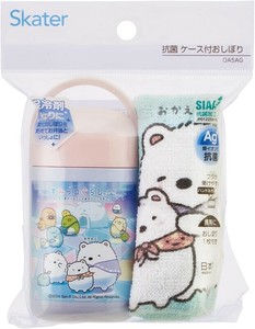 スケーター 【予約販売】抗菌ケース付おしぼり すみっコぐらし／しろくまふるさと