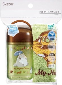 スケーター 【予約販売】抗菌ケース付おしぼり となりのトトロ／ネコバス