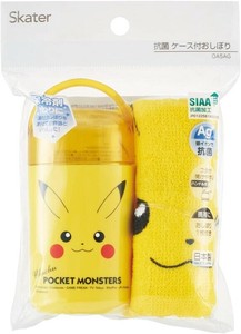 スケーター 【予約販売】抗菌ケース付おしぼり ポケットモンスター／ピカチュウフェイス23