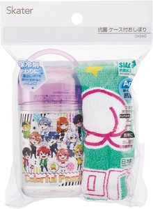 スケーター 【予約販売】抗菌ケース付おしぼり カラフルピーチ25