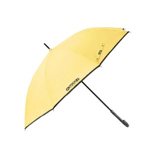 OUTDOOR PRODUCTS　晴雨兼用長傘　裏PU無地　ジャンプ傘　60cm　イエロー　10002529
