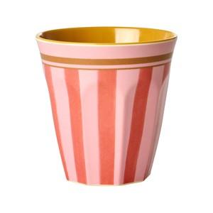 【予約販売】ライス プリントメラミンカップ オーガニックストライプ【メラミン食器/タイ製】