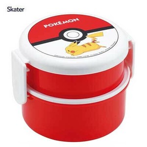 丸型 ランチボックス 2段 総容量500ml モンスターボール 25　スケーター ONWR1