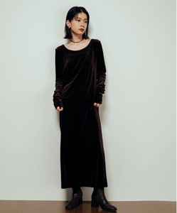 Casual Dress Long Dress Velour