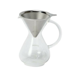 PYREX コーヒーサーバー800ml ステンレスフィルター付き CP-8536 【耐熱ガラス】