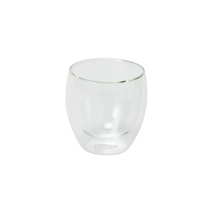 PYREX ダブルウォールグラス250ml 2個組 CP-8540 【耐熱ガラス】