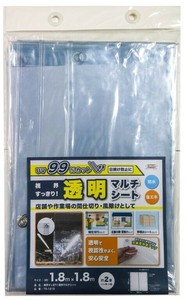 透明間仕切シート　透明　180cmx180cm TS-1818