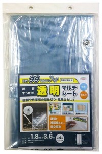 透明間仕切シート　透明　180cmx360cm TS-1836