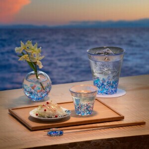 杯子/保温杯 津轻玻璃 Adelia 附包装盒 4种类 日本制造
