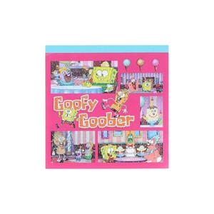 【メモ帳】スポンジボブ スクエアメモ アニメーション