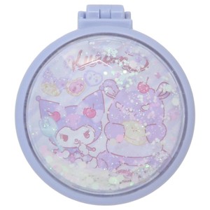 【手鏡】クロミ きらきらミラー付きブラシ