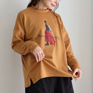 女性プリントスタンドネックカットソーchouchou（シュシュ）2025新作秋冬AW
