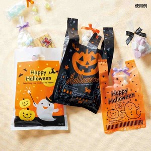 秋のラッピング用品　レジ袋　ブラックハロウィン
