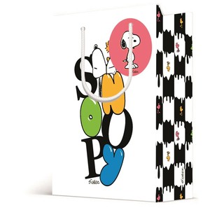 Midium Gift Bag スヌーピー ギフトバッグ Peanuts® チェッカー柄