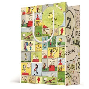 Midium Gift Bag スヌーピー ギフトバッグ Peanuts® コミック柄