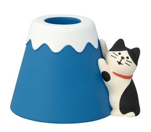富士でつめとぎ ペンスタンド はちわれ猫 ZCB-16681