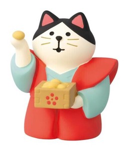 かみしもで豆まき猫 赤 ZFK-16221K