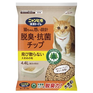 ニャンとも清潔トイレ　チップ大きめの粒　4．4L