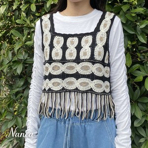 Vest/Gilet Crochet crochet needle Bustier