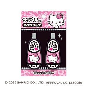 ■2025AW　先行予約■　サンリオキャラクターズ　サンダル風ヘアクリップ　ハローキティ/うる目