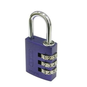 ABUS(アバス)　ナンバー可変式南京錠 145-30　パープル・00721245